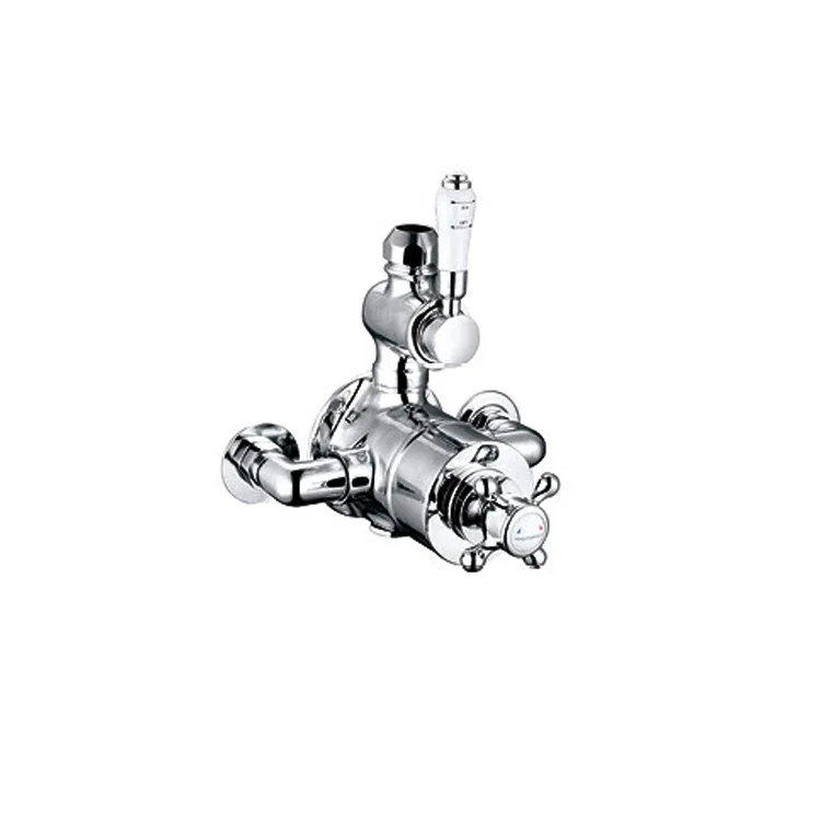 

High quality classical style brass chrome thermostatic exposed shower valve