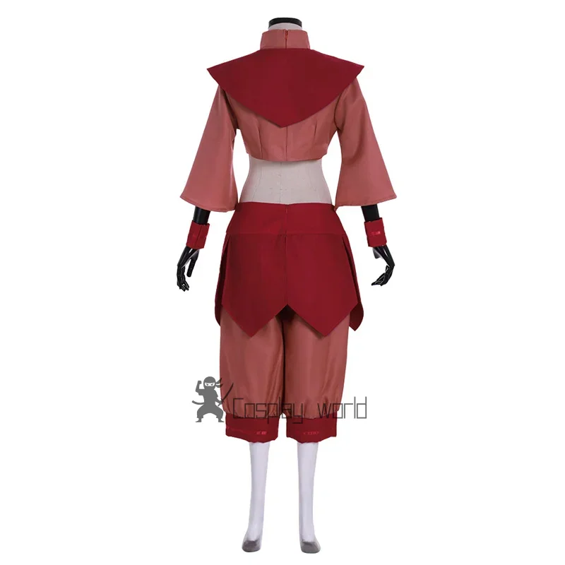 Avatar The Last Airbender Ty Lee Cosplay Costume Women Kungfu  Uniform  Halloween Carnival Full Set Custom Made view 5