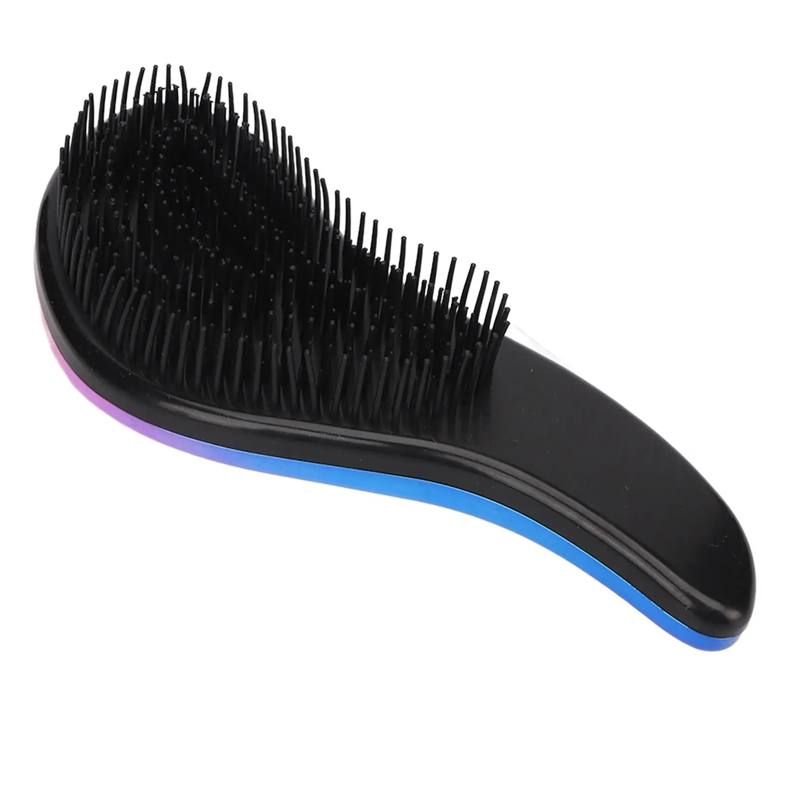 Portable Ergonomic Massage Comb with Straight Teeth - Non-Static Hairbrush for Reducing Breakage on for wet & Dry Hair