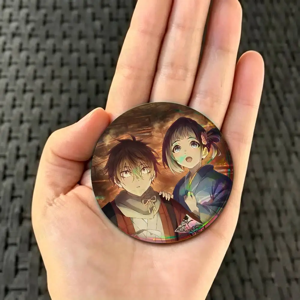 Anime Sitara Fatima J-Jaadugar Enamel Pins Badge Round Brooch for Backpack Decor Accessories 25/32/44/58/75mm