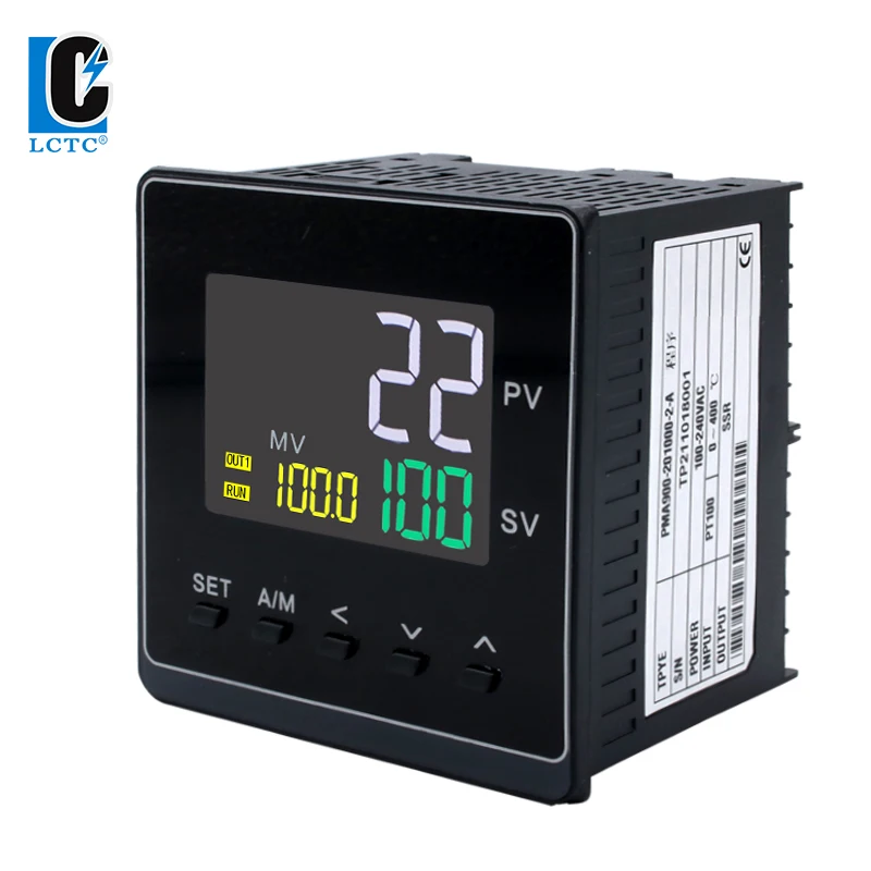 50 segmenti rampa programmabile soak 96x96 TC/RTD input 96x96mm SSR/relè/uscita 4-20mA LCD intelligent pid temperature controller