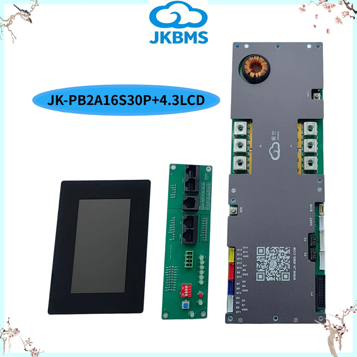 Smart Home Energy Management - JK BMS 16S 300A Smart Battery