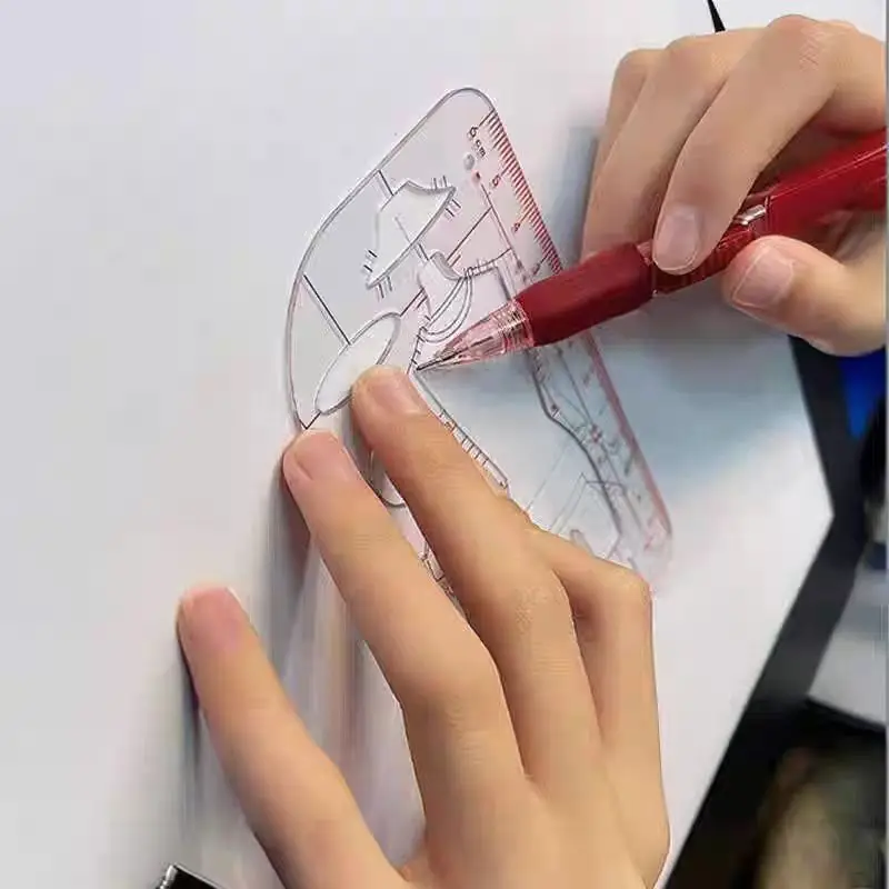 NEW Human Template Fashion Ruler Fashion Woman Body Model Ruler for Clothes Designer Tool