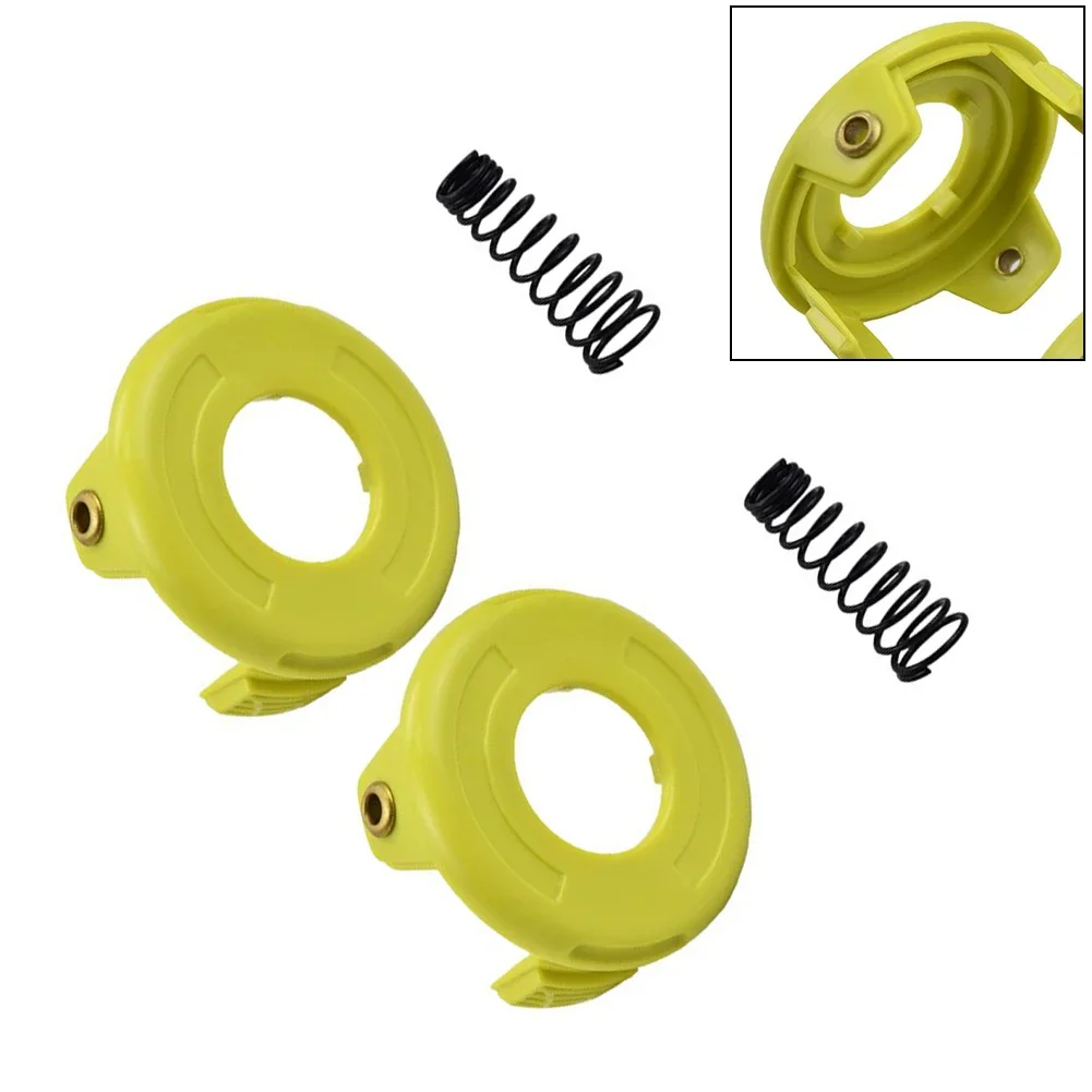 2 Set Grass Trimmer Spool Cover Spring Set For RAC118 RLT3525S Grass Trimmer Garden Power Tool Replacement Parts