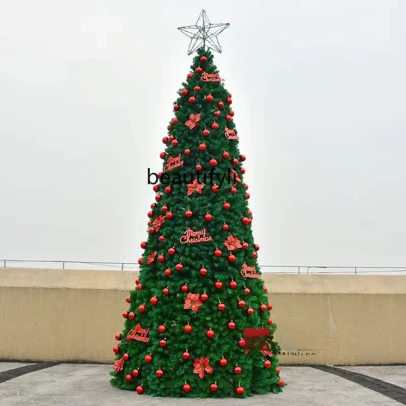 

Large Christmas tree 4 meters 5 meters 6 meters 7 meters, outdoor large frame Christmas tree