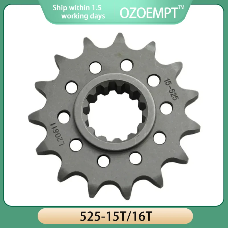 OZOEMPT（525-15T/16T）Motorcycle Rear Sprockets For Hon-da CB750 Night Hawk RC39 RC42 CB1000 R/RA RVF750 R RC45 VFR800 Interceptor