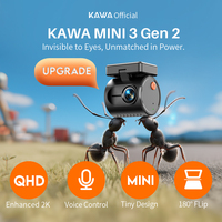 Tiny Dash cam MINI3 Gen2 KAWA Car DVR AUTO Camera Video Recorder,2K WiFi&APP/Voice Control,Night Vision 2025 New Upgrade Dashcam