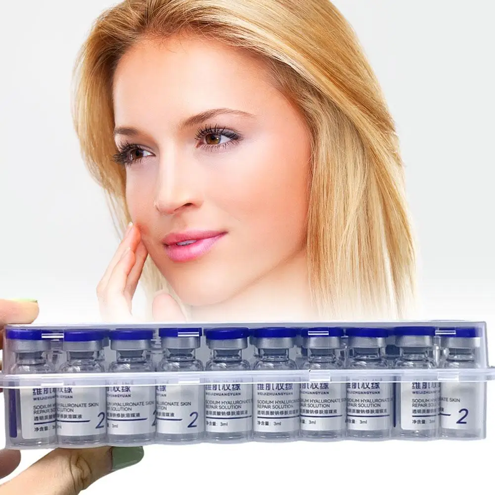 GHK-CU Copper Lyophilized Powder Anti-wrinkle And Firming Blue Copper Skin Repair Freeze-dried Powder Set Reduce Fine Lines