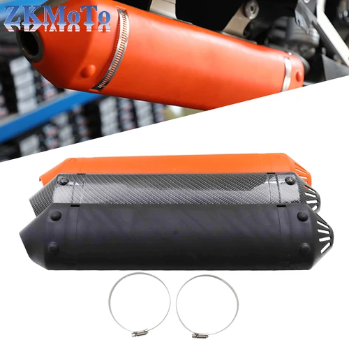 Cubierta de protección de escudo térmico de escape de motocicleta para KTM XC XCW EXC TPI 250 300 para Husqvarna TE250 TE300 2020-2024 2023 2022