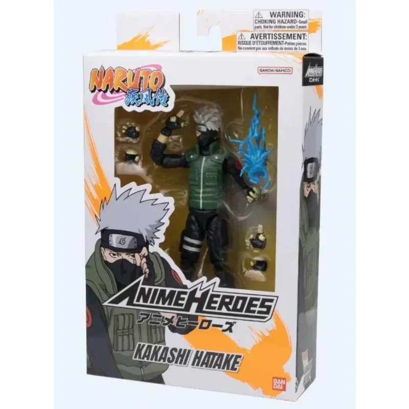 Bandai-Modèle de figurine d'anime Naruto, Uzumaki, NarAAUchiha Sasuke, Hatake Kakashi, Collection de jouets, Cadeaux, Original, En stock