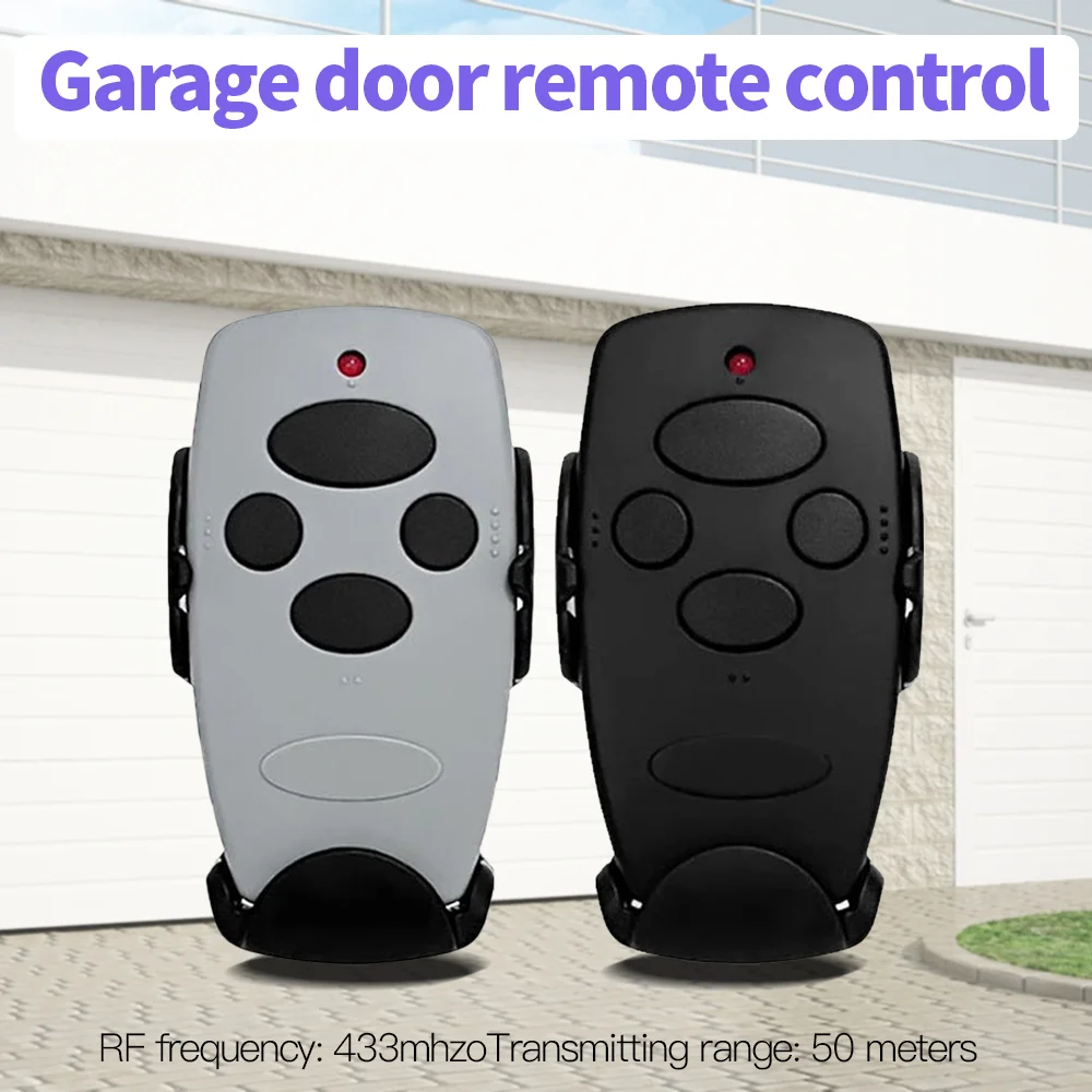 Universal Garage Door Command 4PCS 433mhz Cloner Control DOORHAN Transmitter 2 4 HCS301 Original Chip Remote For the Barrier