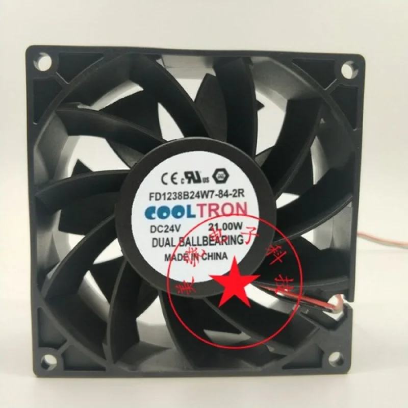 

C 1pcs for COOLTRON FD1238B24W7-84-2R 12cm DC24V 21.00W cooling fan