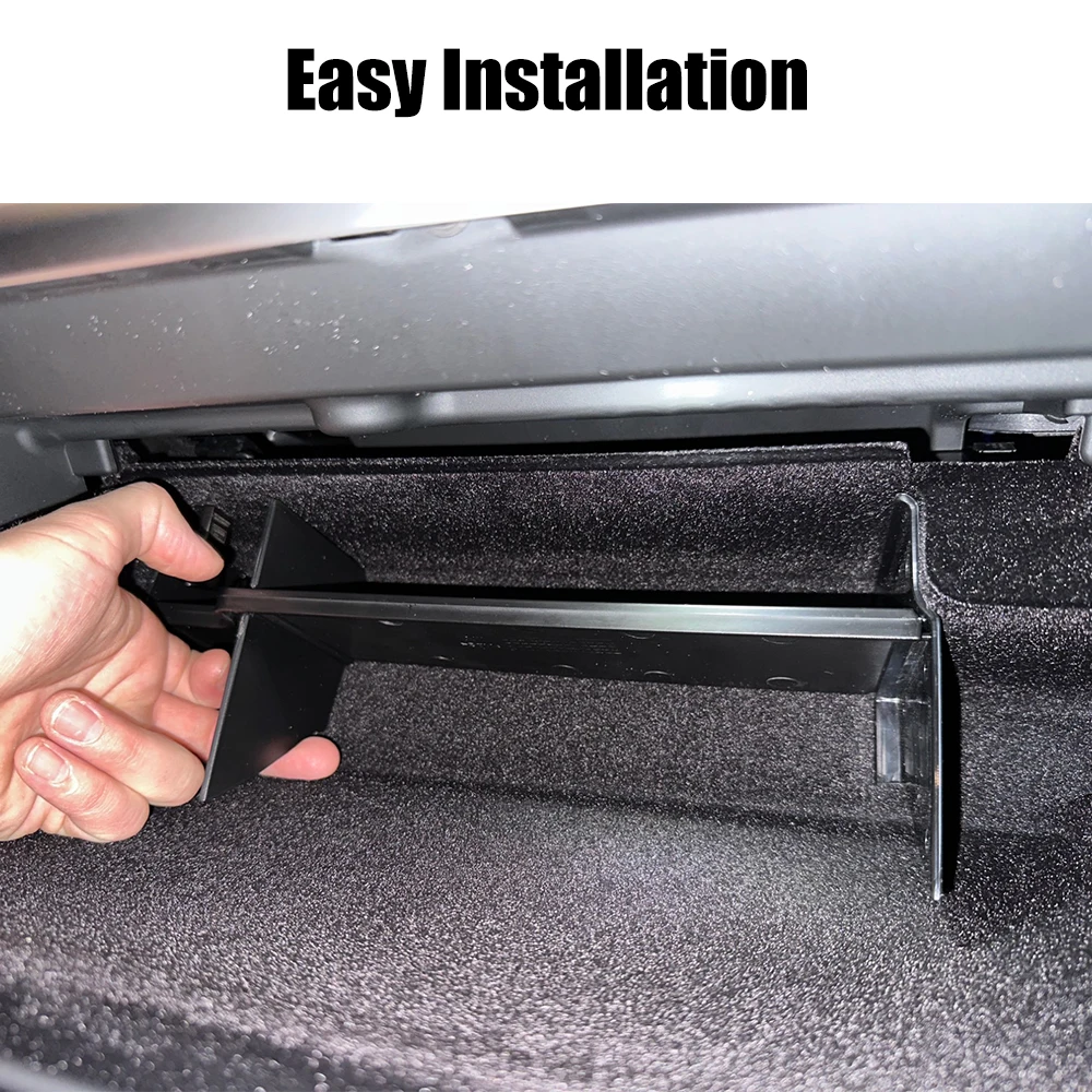 Glove Box Storage Partition Plate for Tesla Model 3 Y 2021 Glovebox Layered Container Shelf Center Console Organizer