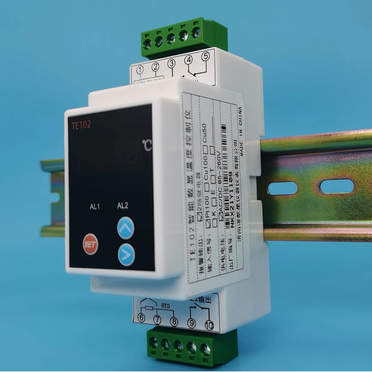 Guideway Temperature Controller Intelligent Temperature Controller Adjustable Temperature Digital Display Instrument