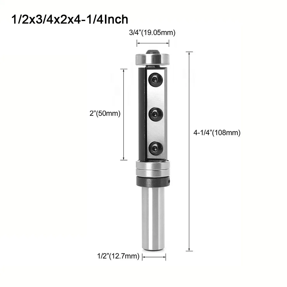 

Milling Cutter Wood Planer Bit Trimming Router Bit Carbide Insert ForWoodworking Router Bit Workshop Equipment Power Tools