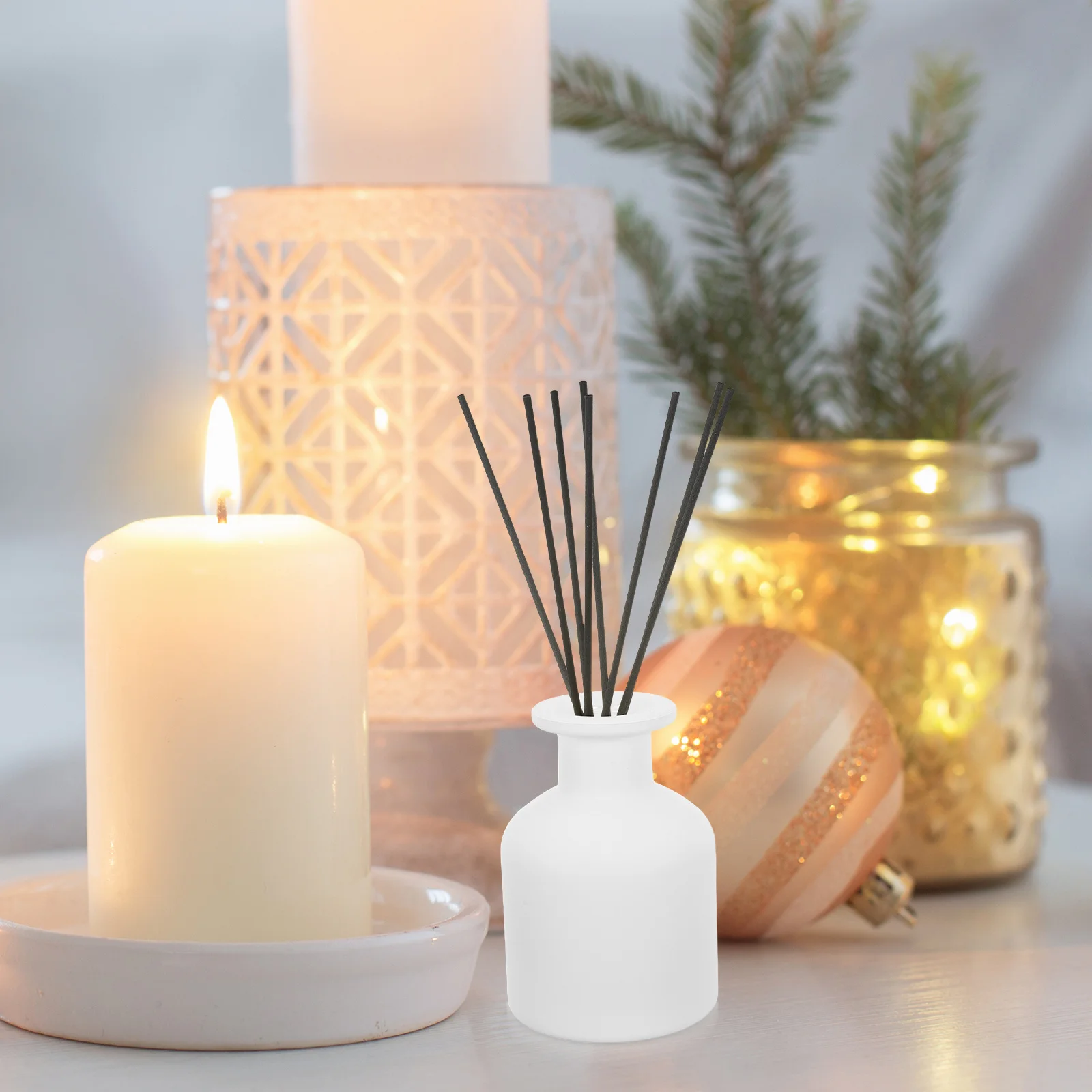 Essential Oil Diffuser Bottle Beautiful Glass Design for Aromatherapy Therapy Stress Relief and Mood Enhancement Home Decor