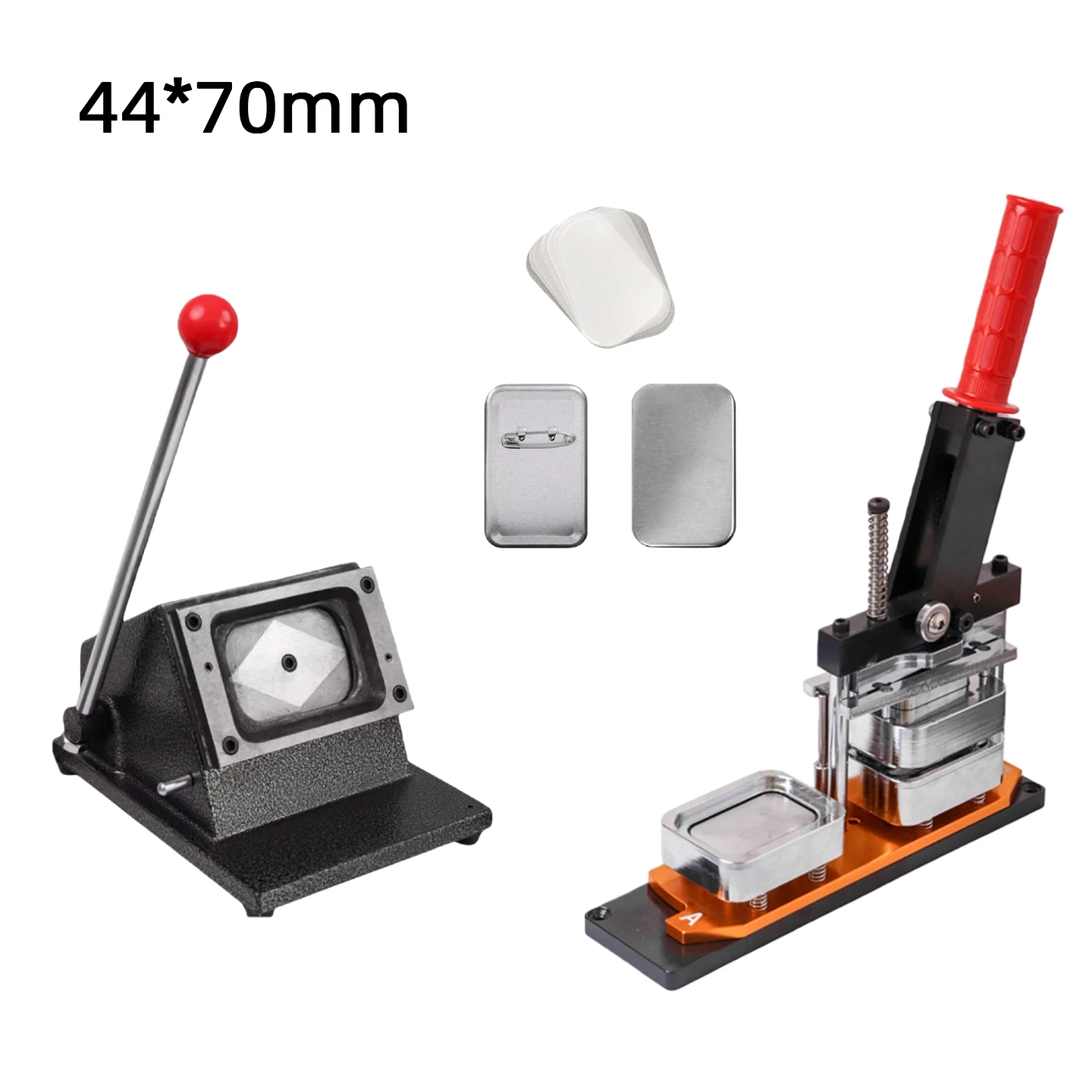 

Hot-Selling 40*70mm Rectangular Badge & Fridge Magnet Maker - DIY Photo Magnet & Pin Making Machine With Material Set