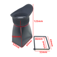 VF-130 Standard 3 inch 2.8x LCD Viewfinder Suit For Nikon For Canon For Sony For Pentax Camera