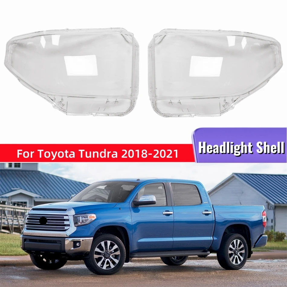 

Для Toyota Tundra 2018 2019 2020 2021, автомобильные аксессуары, абажуры, корпус лампы, фара, стекло
