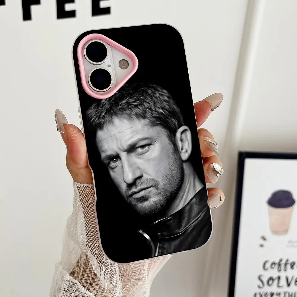 

Чехол для телефона Gerard Butler Jelly, двухслойный, розовый, для iPhone 17, 16, 15, 14, 13, 12, 11 Air Pro Max Plus, защитный