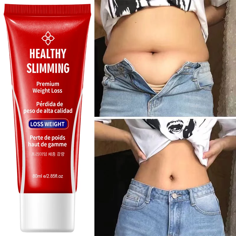 Weight Loss Fast Hot Fat Burner Sweat Slimming Cream for Belly Waist and Thighs Abdomen Buttocks Firming Cream Goodbye Cellulite