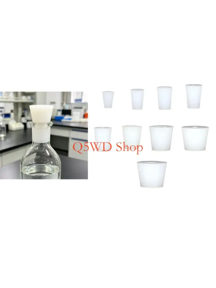 Q5WD High Temperature Resistant Silicone Stoppers for Lab Bottles Tubes & Industrial