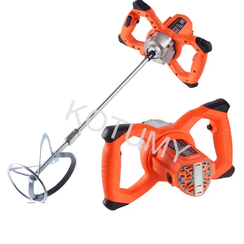 

Cement Mixer Concrete Mixer Putty Powder Machine 6 Gear Speed Handheld Paint Plaster Mortar Powder Mixing Machine