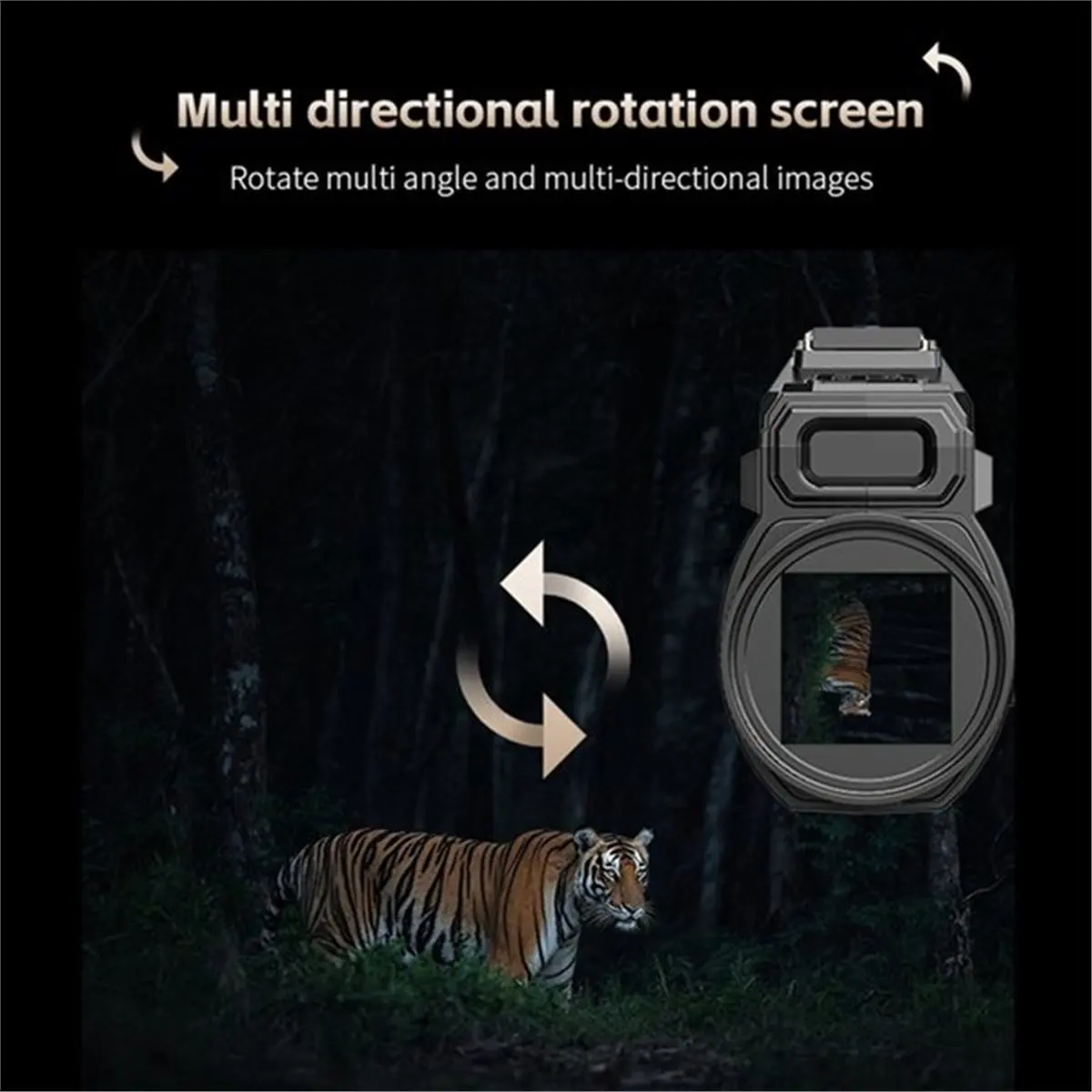 

Эффективный цифровой монокуляр ночного видения D12 4K с заполняющим светом, 28-кратные инфракрасные очки ночного видения, 68-мегапиксельный зум, Wi-Fi телескоп