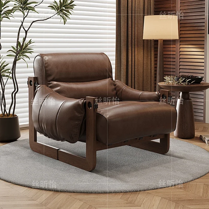 

Ergonomic Comfortable Living Room Chairs Makeup Gaming Luxury Chairs Individual Modern Nordic Wood Sillon Library Furniture