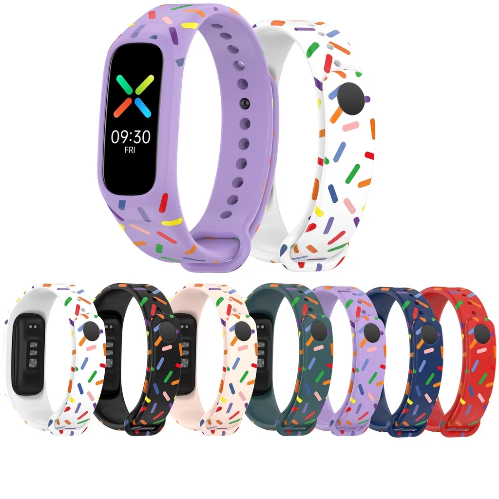 

Silicone Strap For OPPO Band Watch Sport Wristband Accessories colorful Bracelet