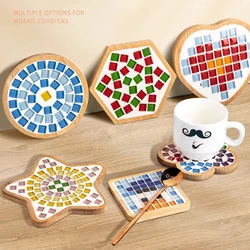 Mosaic Coaster DIY material bag for parent-child homemade creative boring handicrafts team relieve boredom Multiple Shapes