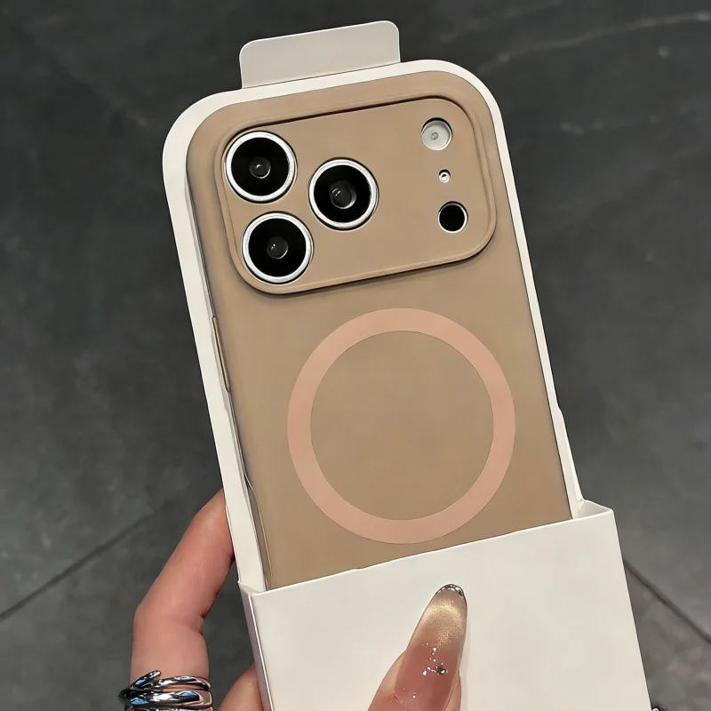 Luxus Original Flüssigkeit Silikon Für Magsafe Fall Für iPhone 17 Air 16 15 14 13 12 Pro max Drahtlose Lade Weiche Stoßstange Abdeckung