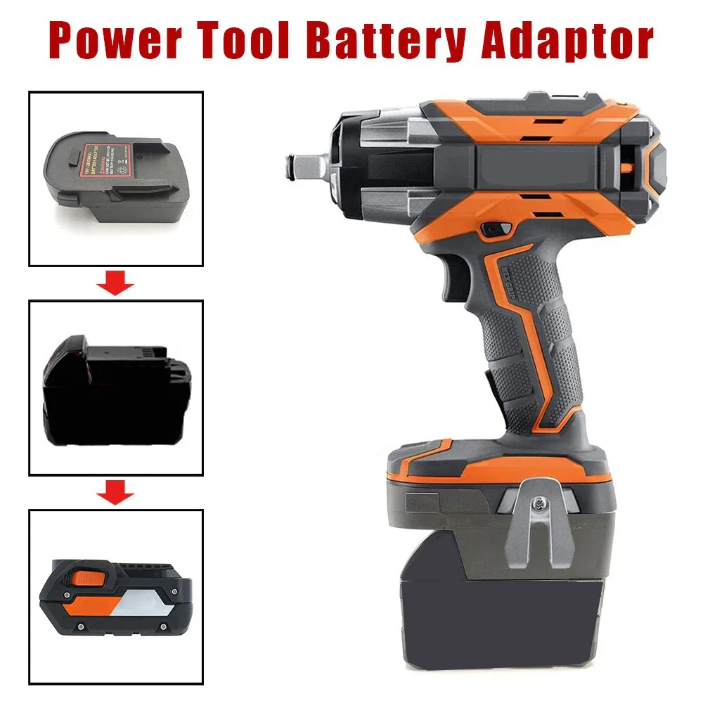 

Adapter for Milwaukee 18V Battery Adapter Converted To for Ridgid for AEG 18V Lithium-Ion Tool Battery for Electric Drill Use