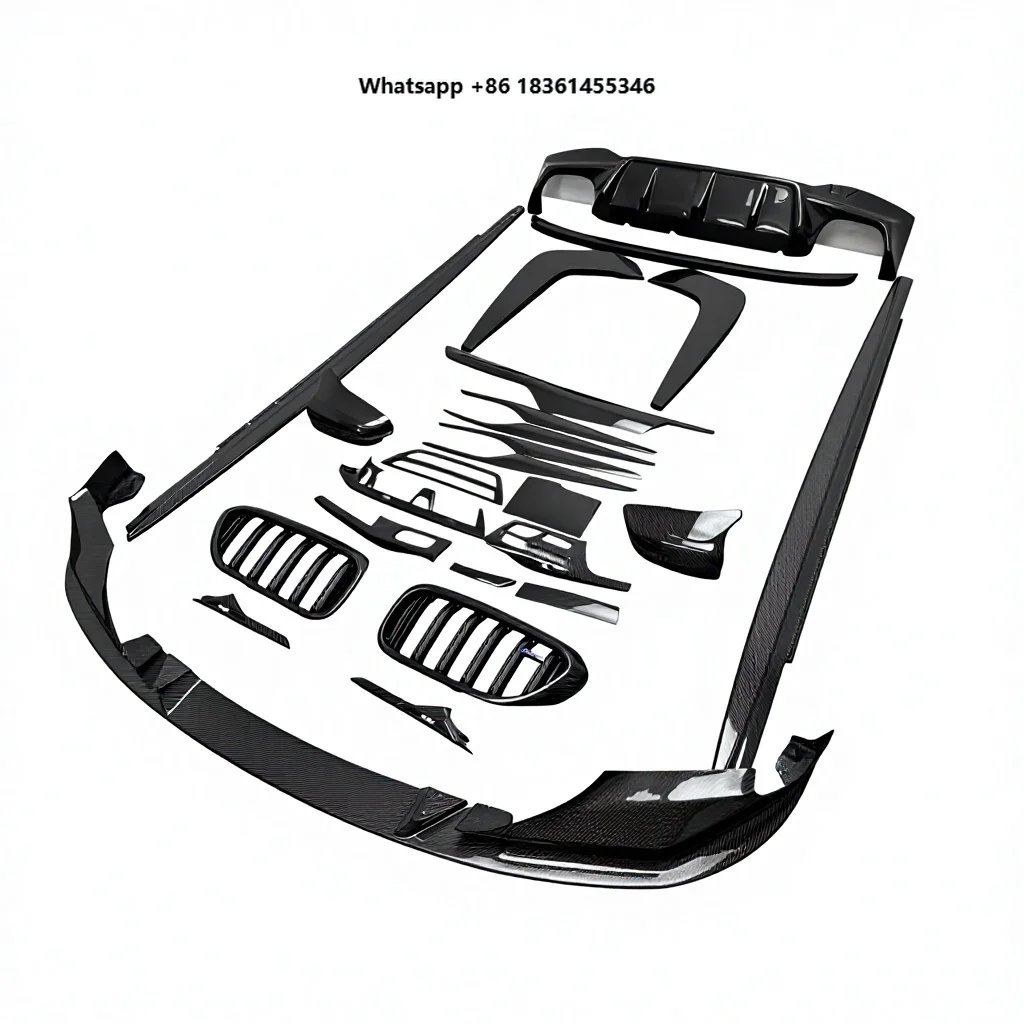 

Dry Carbon Fiber Car Body Kits for 5 Series F90 M5 Front Diffuser Rear Spoiler Side Skirt Carbon Interiors Parts Accessories
