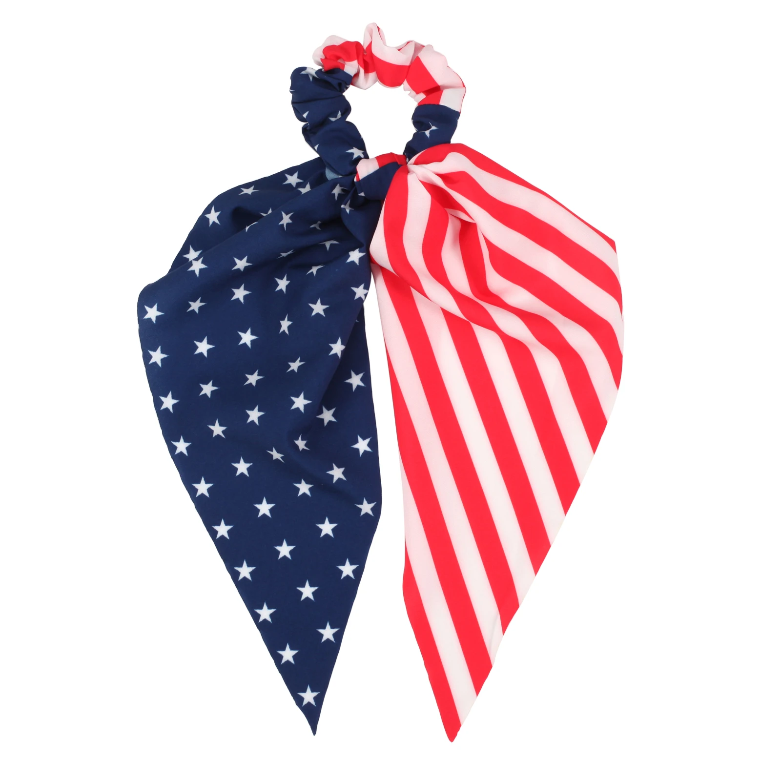 American flag, red, blue and white girl ribbon, American Independence Day women\'s hair band women\'s ribbon