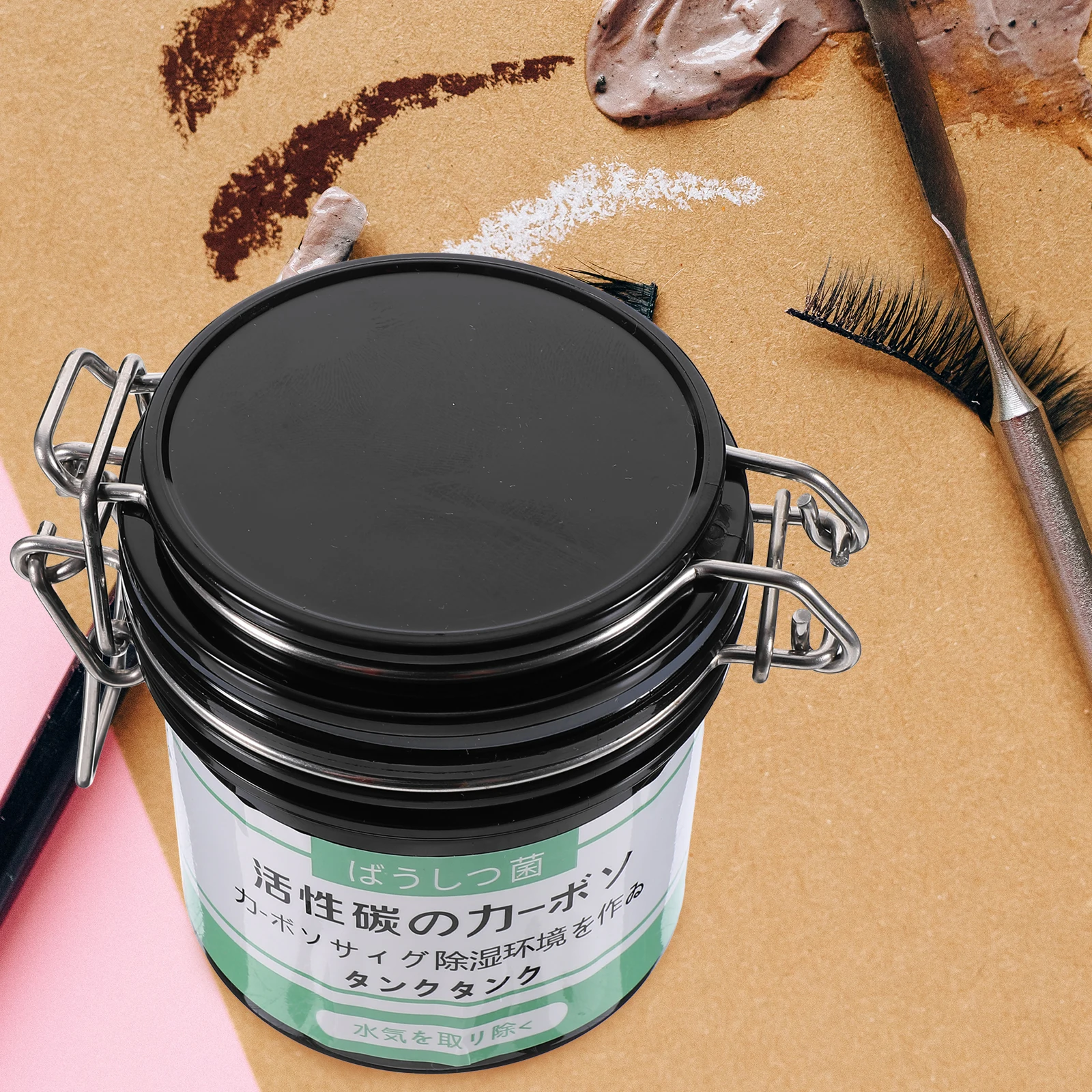 

1pc Plastic Eyelash Glue Storage Box Leakproof Sealing Buckle Opaque Container For Salon Home Use Eyelash Extension Case Dry