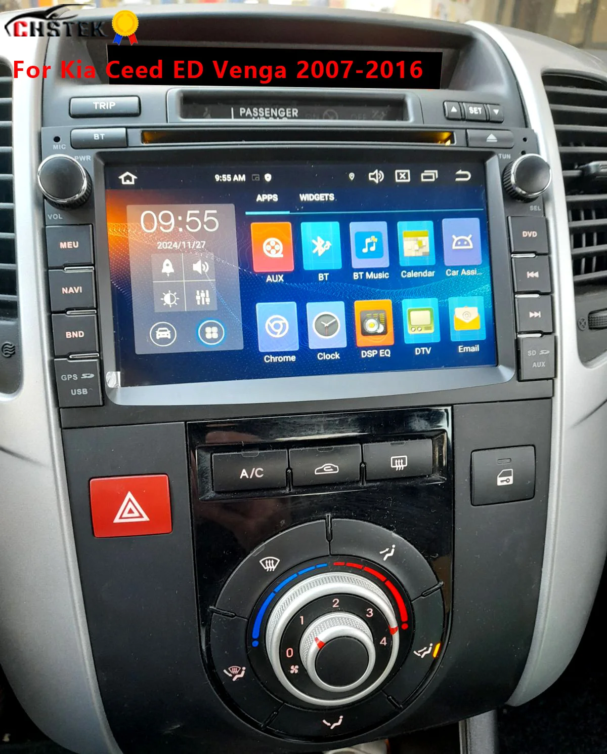 

CHSTEK Car Radio Android 13 For Kia Ceed ED Venga 2007-2016 Wireless Carplay Multimedia Autoradio Player Navigation WIFI GPS 4G