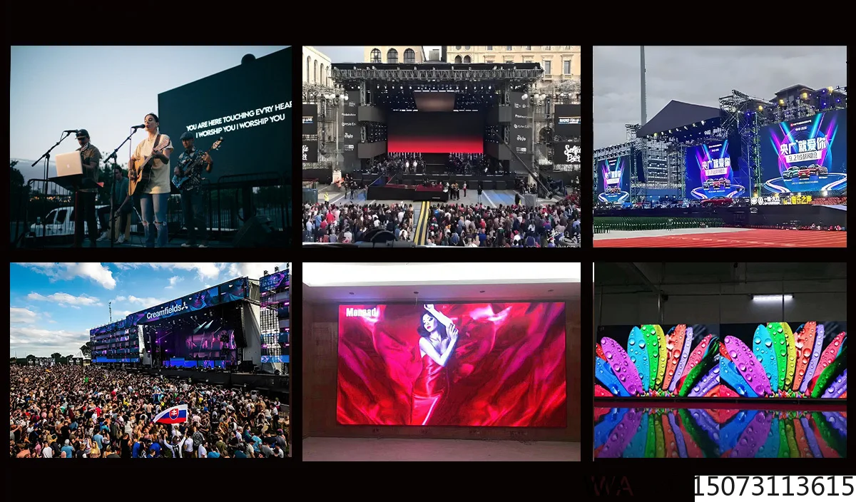 P2/P2.5/P3 full-color HD LED-scherm voor binnen - Live-uitzending, podium- en conferentieruimte-achtergrond