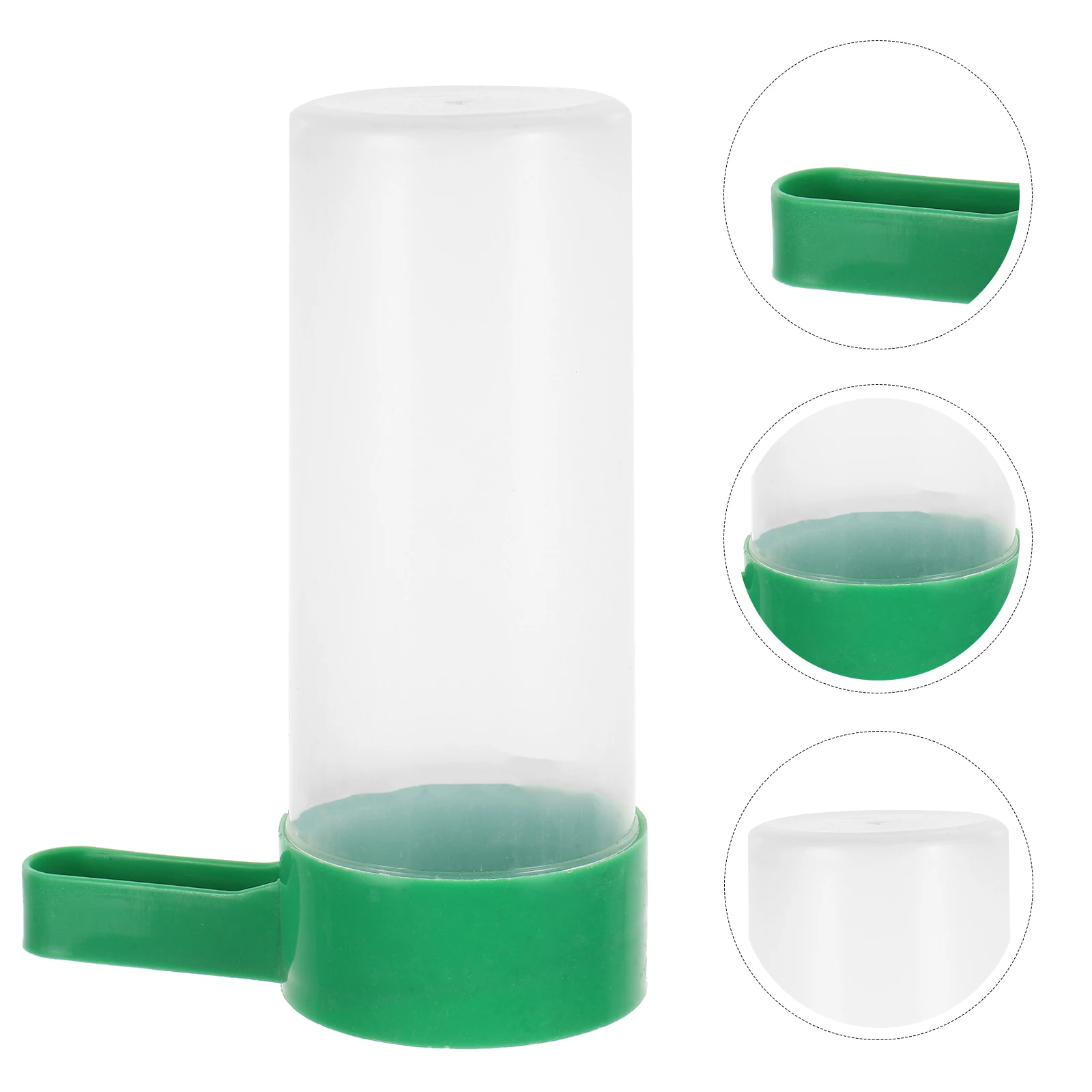 

Automatic Poultry Feeder Chicken Goose Food Container Easy Clean Space Saving Dry Wet Feed Anti-Spatter Feeding Trough Chick