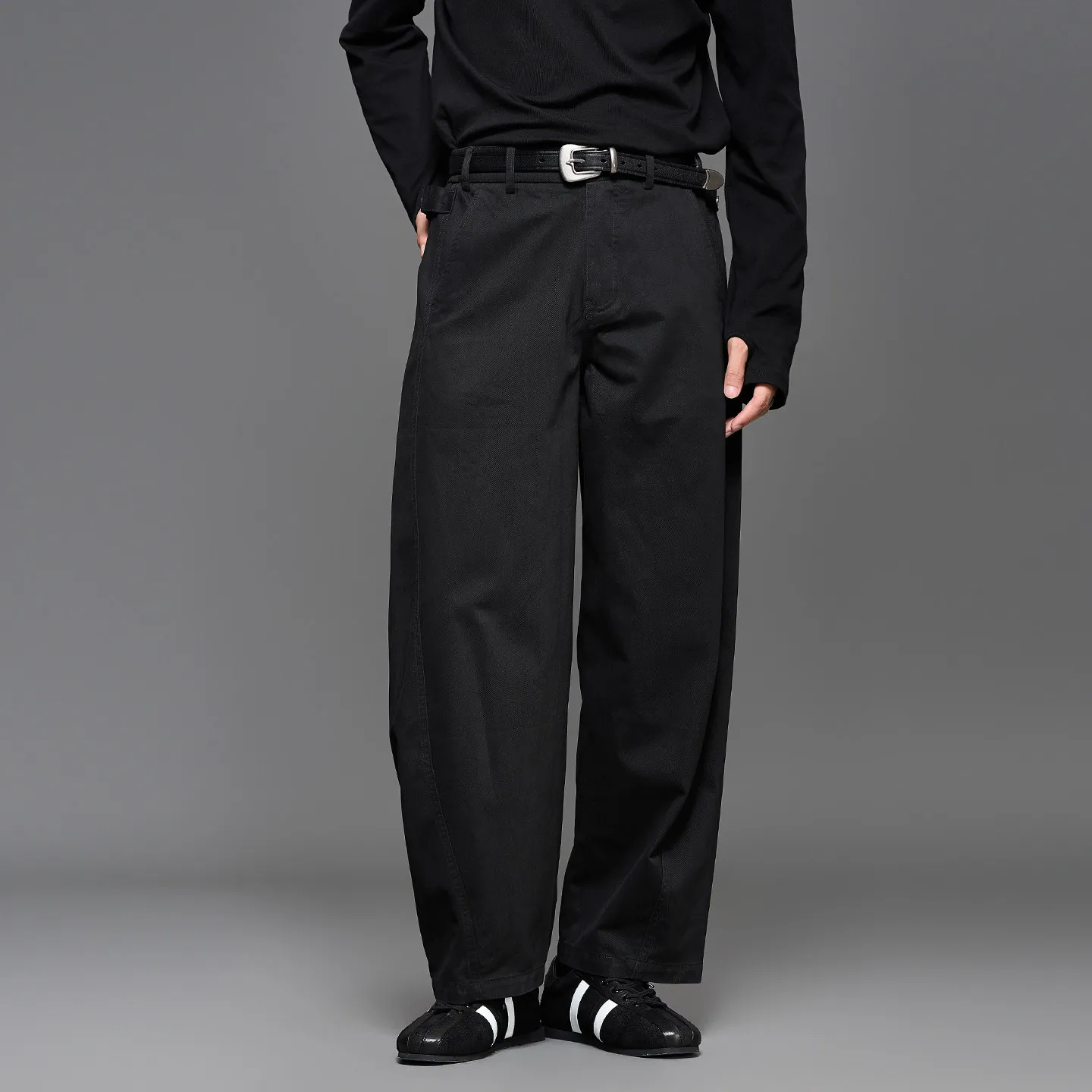 High Quality All-Match Fashion Minimalist Japanese-Style Retro Men's Matchet Pants Tooling Straight Tapered Men's Casual Pants
