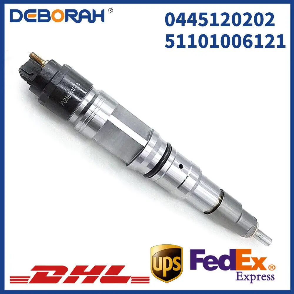 0445120202 Diesel Fuel Injectors for BOSCH Engine Systems 51101006121 For MAN