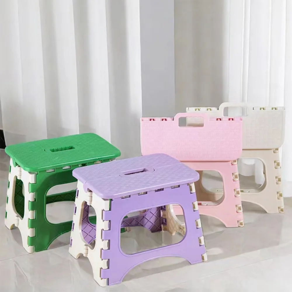 Taburete plegable para exteriores, Mini taburete bajo, taburete pequeño plegable para niños, taburete grueso y portátil