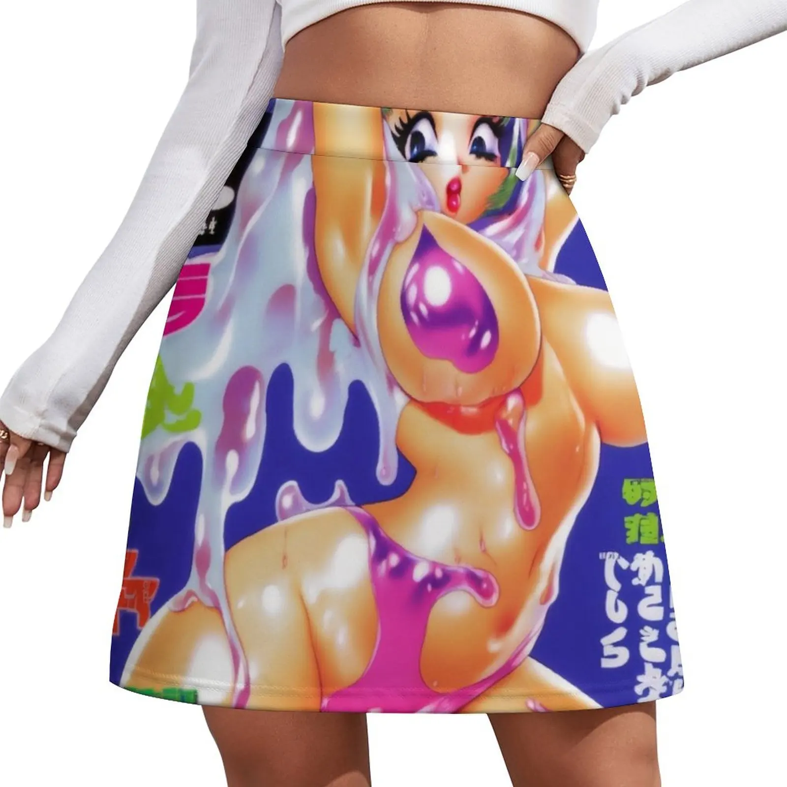 Slime Girl hent(AI) Mini Skirt clothes for women summer dresses for women 2025