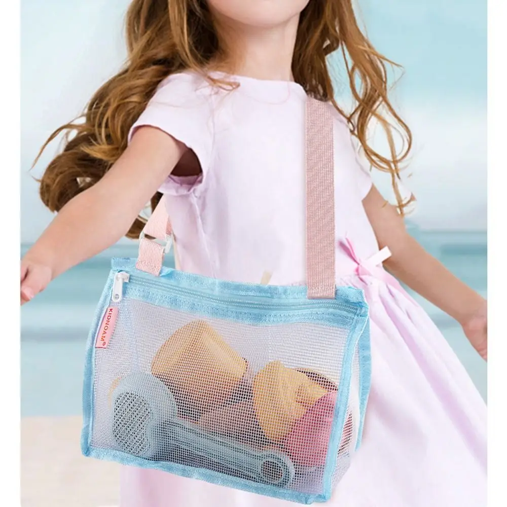 11PCS Mixed Color Beach Set with Storage Bag Sand Mold Sand Digging Tools Parent-Unisex Interaction Kettle Shovel Outdoor Beach