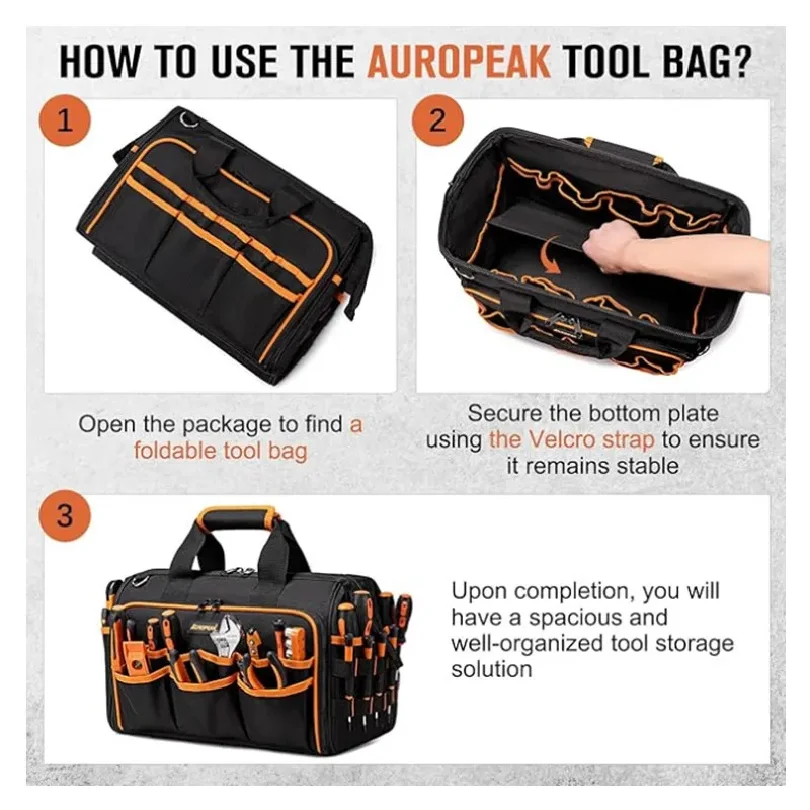 Tas Peralatan DGEV, Organizer Tas Peralatan, Tas Peralatan Teknisi Listrik, Tas Peralatan, Tempat Peralatan, Tas Peralatan untuk Teknisi Listrik