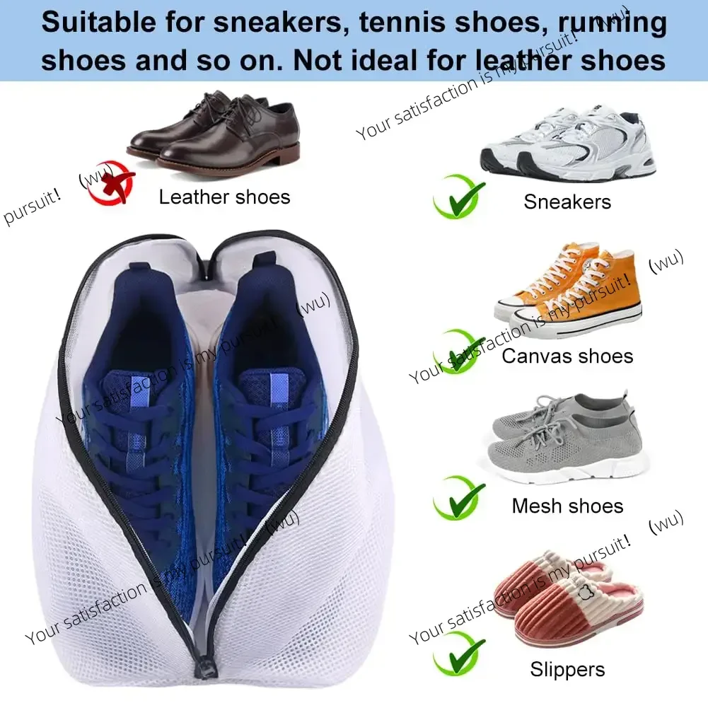 Shoe Washing Bag,  Storage Bag Mesh Shoe Laundry Bags with Zip Closure for Sneakers, Running Shoes, Socks, Bras Organizer