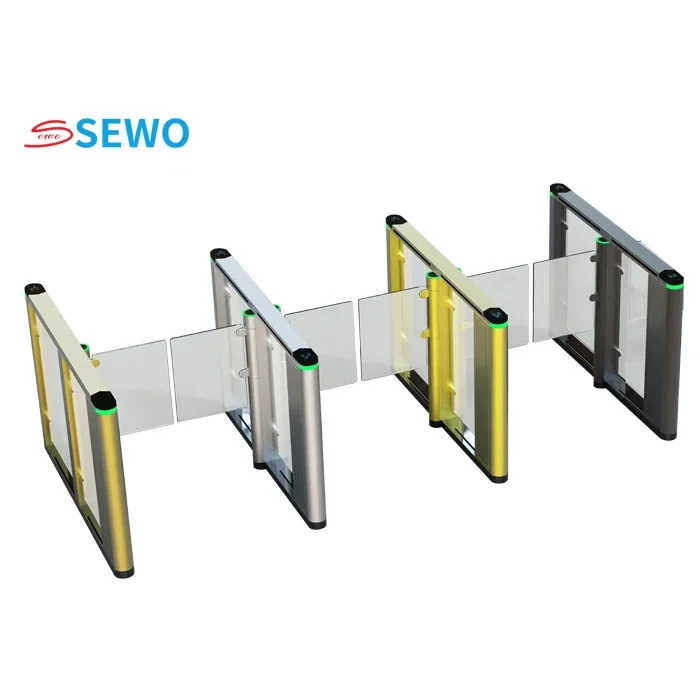 SEWO High Speed Gate Swing Barrier Turnstile for Access Control Security Stainless Steel Swing Turnstile Gate Tourniquet