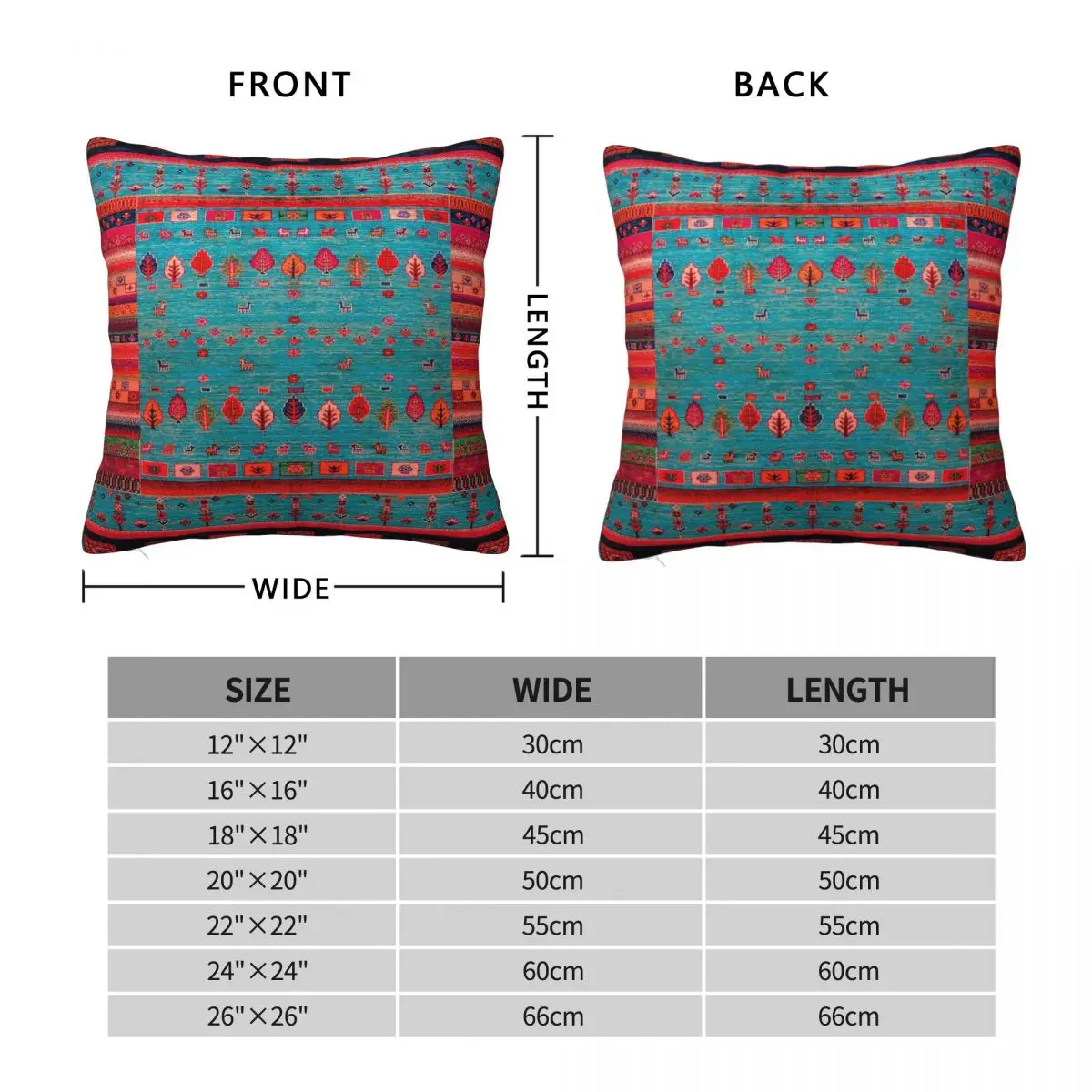 Epic Traditional Moroccan Calm Square Pillowcase Polyester Linen Velvet Pattern Zip Decorative Pillow Case Home Cushion Cover