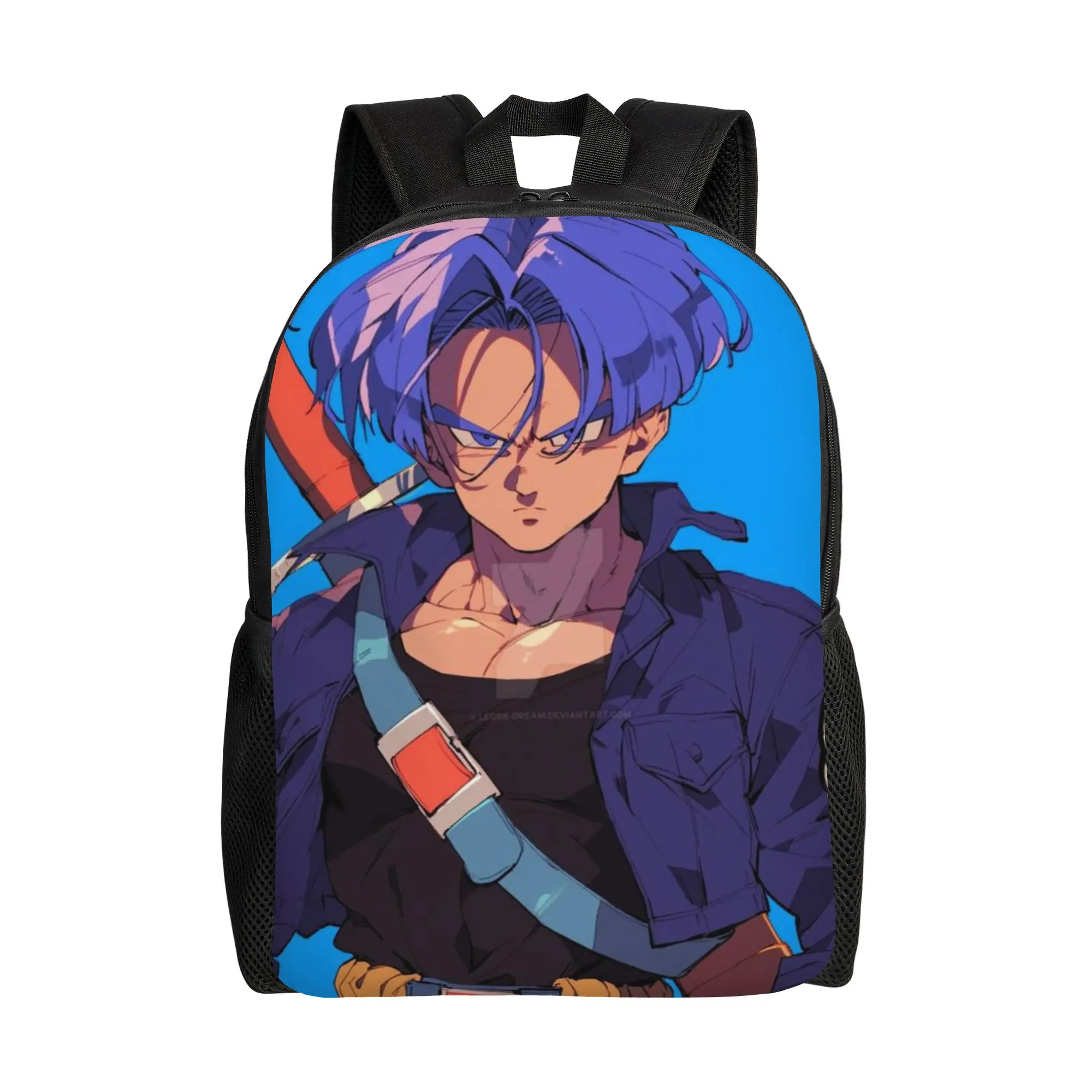

Back to school season Sturdy Shoulder Lavender Hair Teen Warrior Laptop Bag Trunks Teenager Backpack