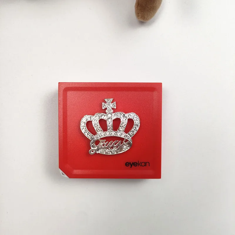 Чехол для контактных линз с инкрустацией стразами и короной, портативный дорожный ящик для хранения контактных линз, мини-футляр для контактных линз, подарок B1